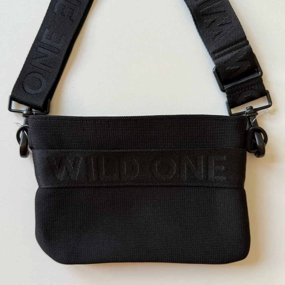 Wild One Treat Pouch - Recycled Knit - Black